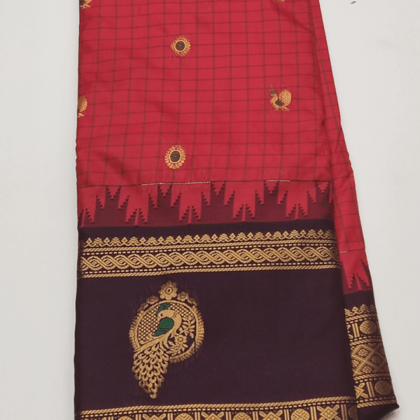 SEMI GADWAL SILK SAREE