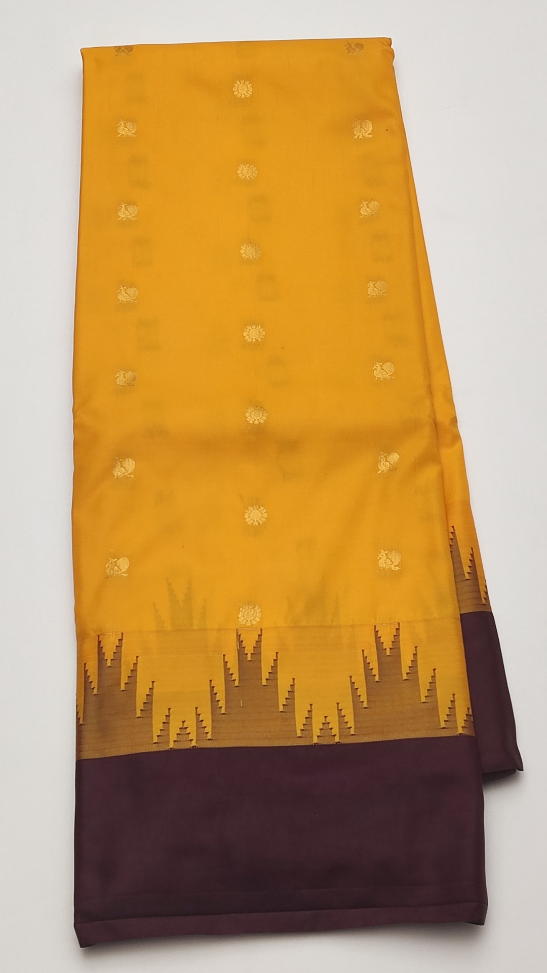 14a SEMI GADWAL SILK SAREE - Image 1