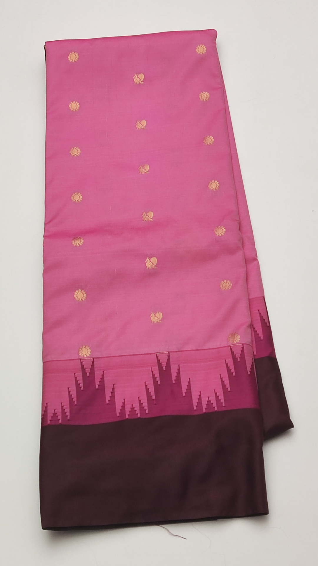 15a SEMI GADWAL SILK SAREE - Image 1