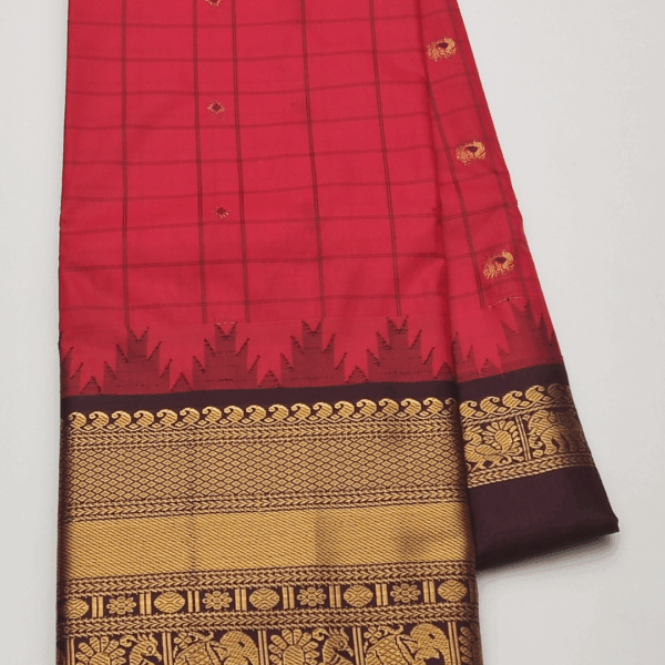 SEMI GADWAL SILK SAREE