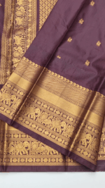 SEMI GADWAL SILK SAREE - Image 5