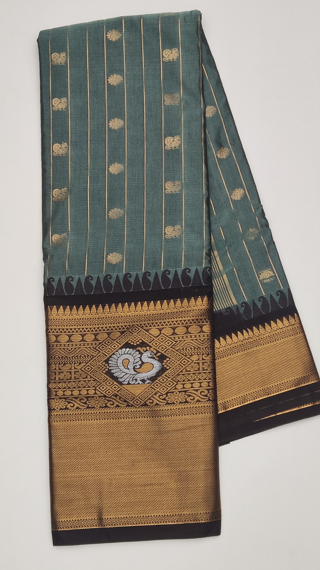 26A MERCERIZED GADWAL SILK SAREE - Image 1