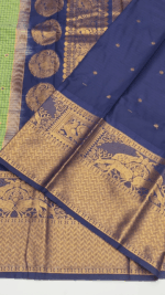 SEMI GADWAL SILK SAREE - Image 5