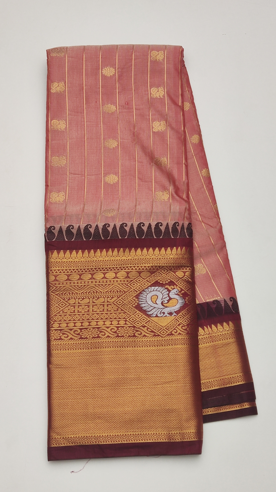 39A MERCERIZED GADWAL SILK SAREE - Image 1