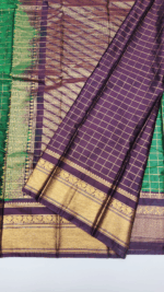 MERCERIZED GADWAL SILK SAREE - Image 5